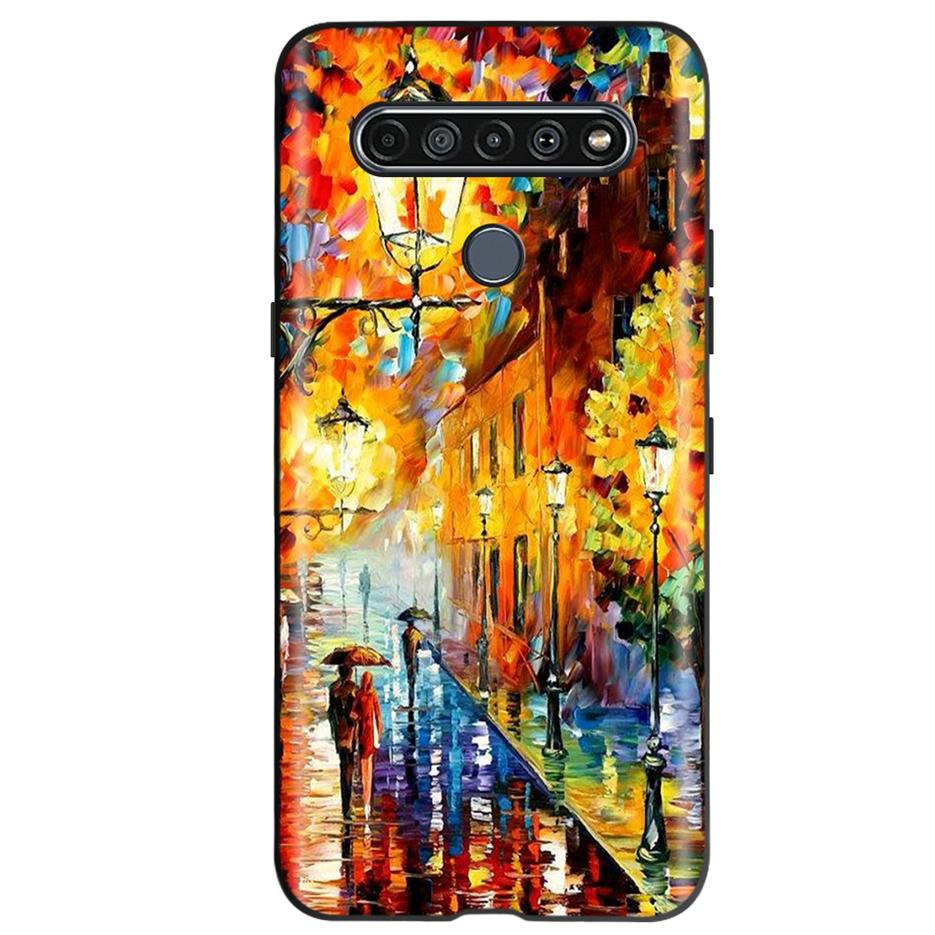 For LG K61 2020 Case Cute Cat Butterfly Soft Silicone Shockproof Phone Case For LG K61 K 61 Fundas Case LGK61 Coque 6.53'' Shell