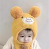 Baby hat autumn and winter cute children winter baby wool hat infant ear protection knitted hat