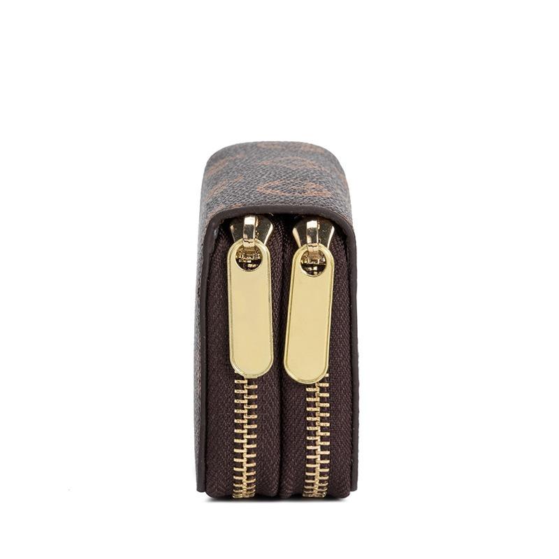 New Unisex Change Bag Large Capacity Retro Multi-card Bag Wallet Key Bag Printed Clutch Bag Tide