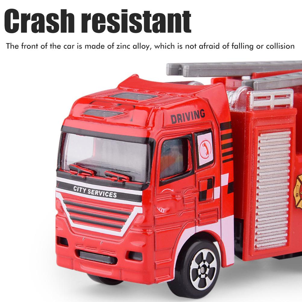 Children Truck Vehicle Inertia Toy Fire Car Boy Toy for Children Educational Toy