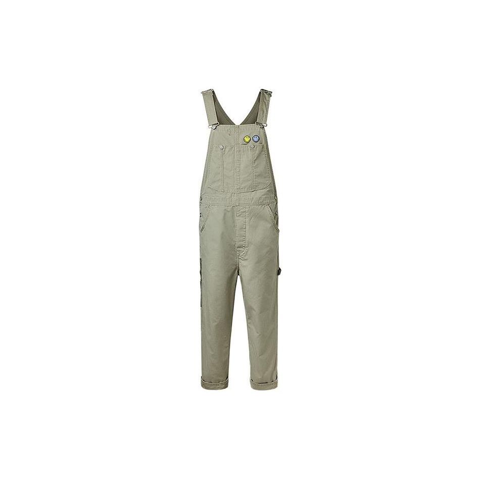 Lee Solid Color Pocket Design Overalls Men Overalls Dark-Green L392994QH40V