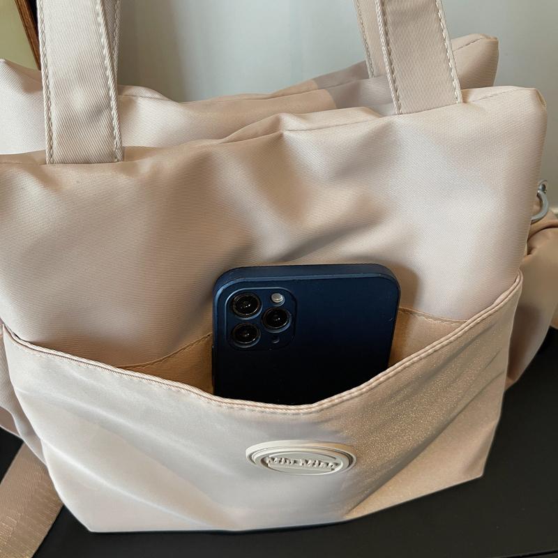 Lightweight Large Capacity Shoulder Bag Women's Waterproof Nylon Tote Bag