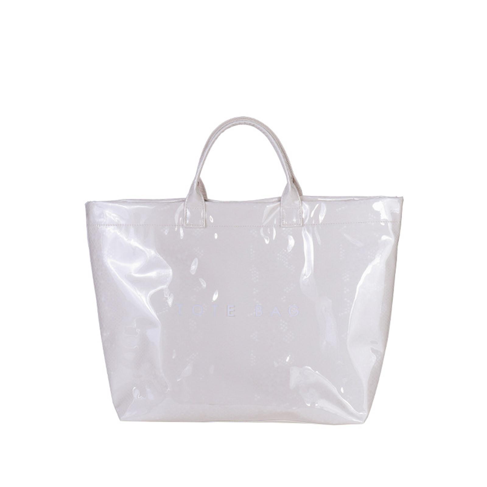 

Large capacity jelly bag, fashionable tote bag, casual tote bag One Size білий