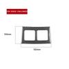 For Dodge Challenger 2008-14 Carbon Fiber Rear Air Vent Outlet Frame Cover Trim