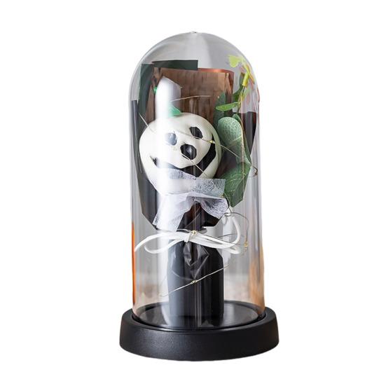 Pumpkin Dome Light LED Clear Cloche Pumpkin Night Light for Halloween Home Kitchen Tabletop Mantel Garden Poolside Decor