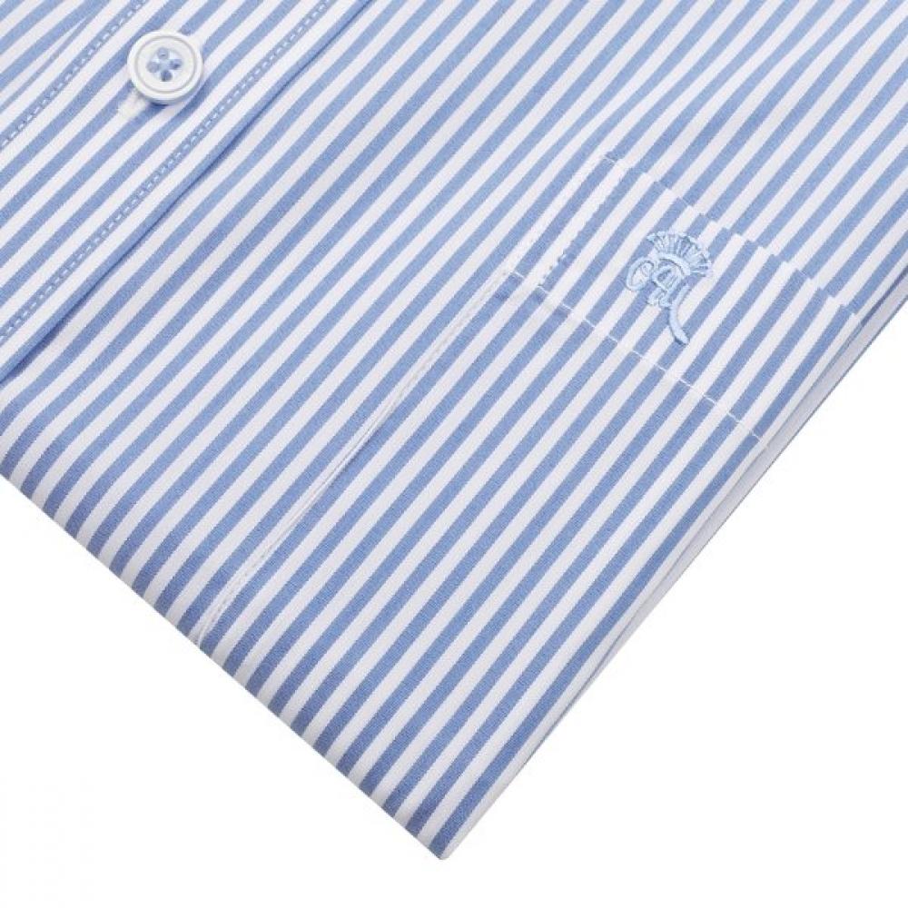 Countess Mara Men Stretch London Stripe Regular Fit Short Sleeve Shirt Cdcz2p540
