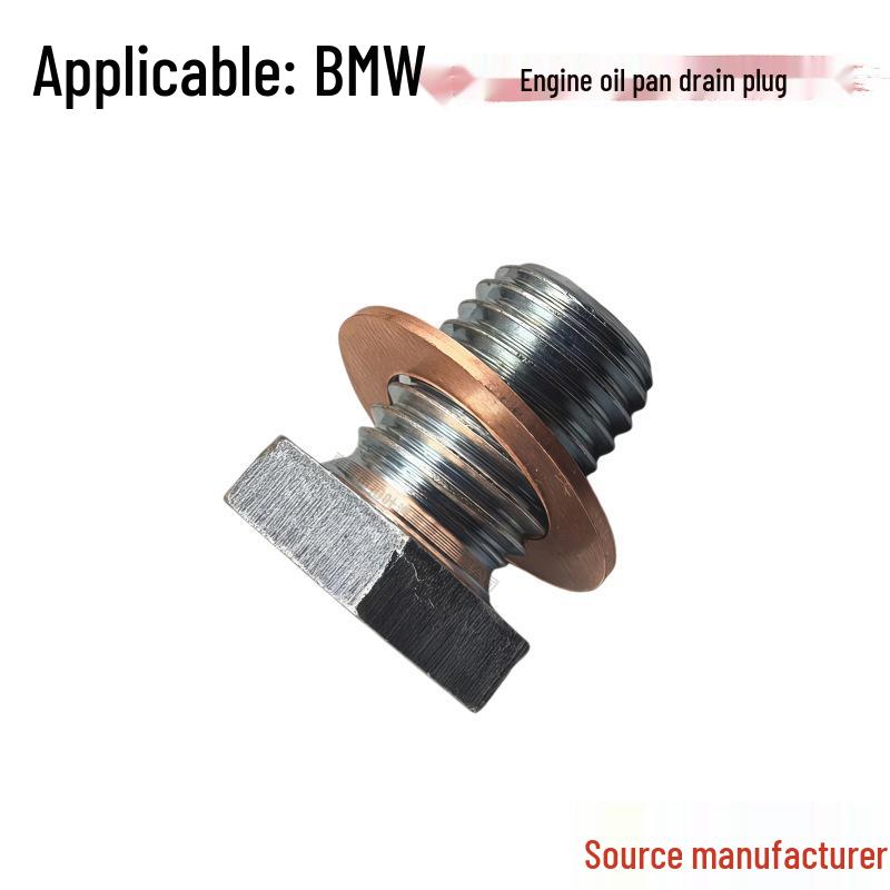 Compatible with BMW and MINI Oil Pan Drain Plug Blockage 11137535106.