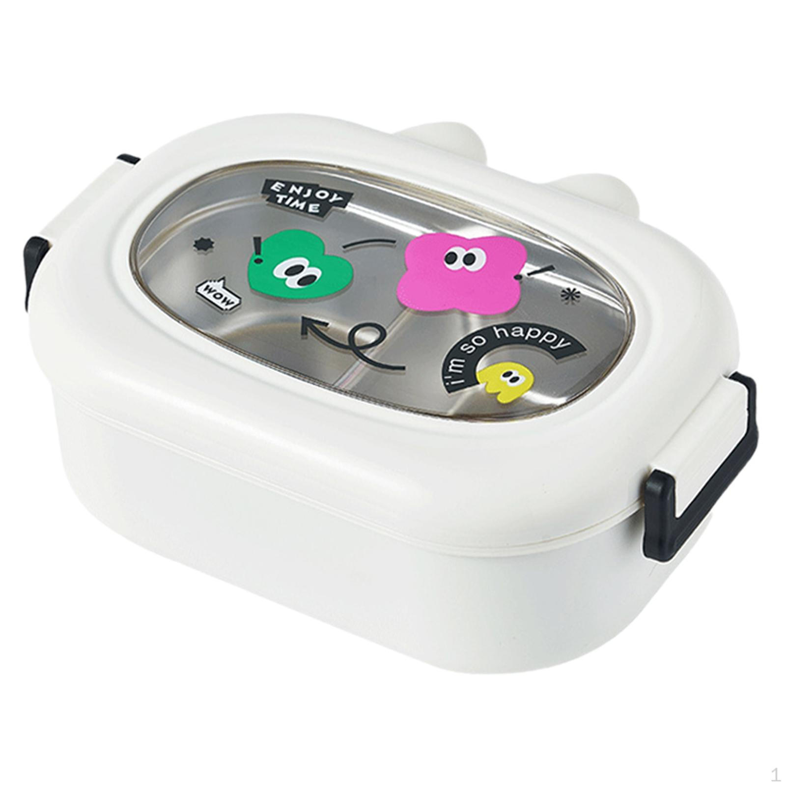 

Ланч-бокс для взрослых Bento Cartoon, изолированный для путешествий белый