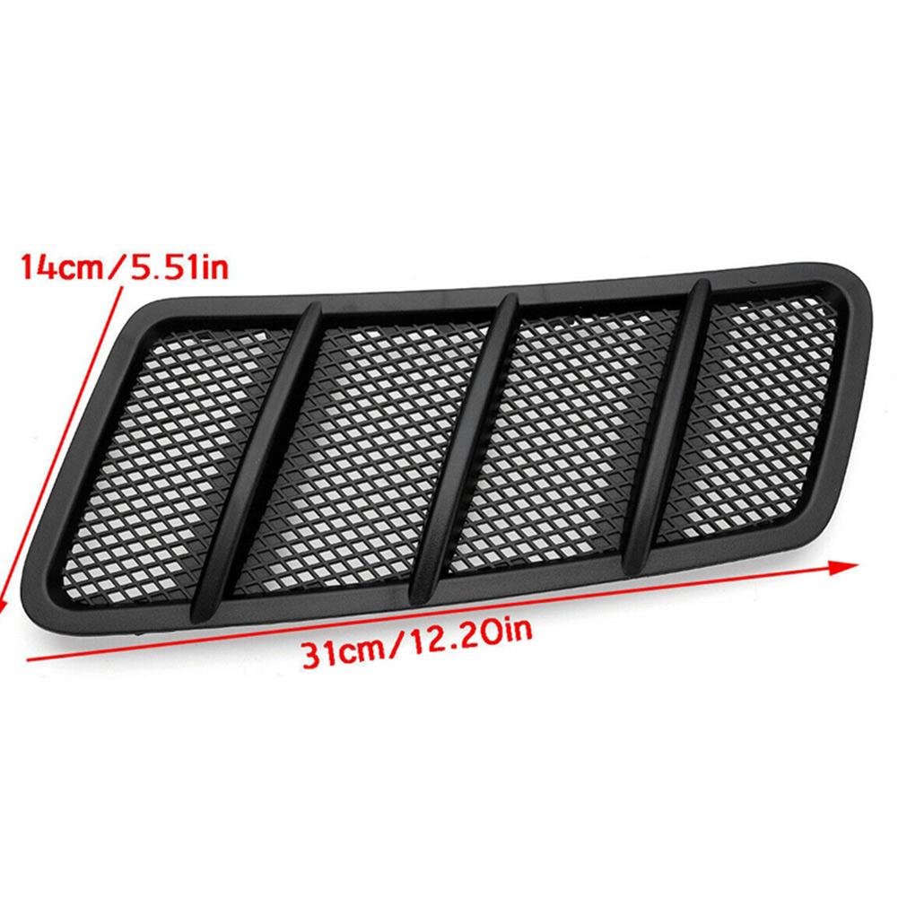 Grille Hood Hood Vent Grille 1668800105 1668800205 2pcs Air Vent Grille Cover Black Car Accessories for Mercedes