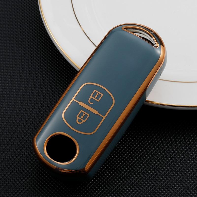 Car Key Case Cover for Mazda 2 3 6 Atenza Axela Demio CX-5 CX5 CX-3 CX3 CX-7 CX-9 TPU Remote Fob Shell Holder Accessories