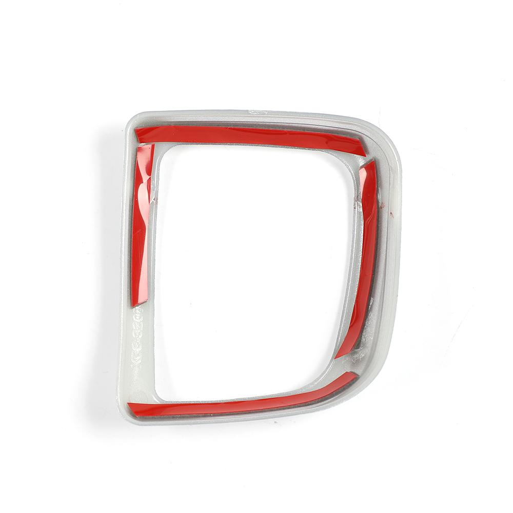 Cadre décoratif pour bouton de téléphone de voiture, accessoire d'intérieur pour Suzuki Jimny 2019 et plus, argent, rouge, fibre de carbone