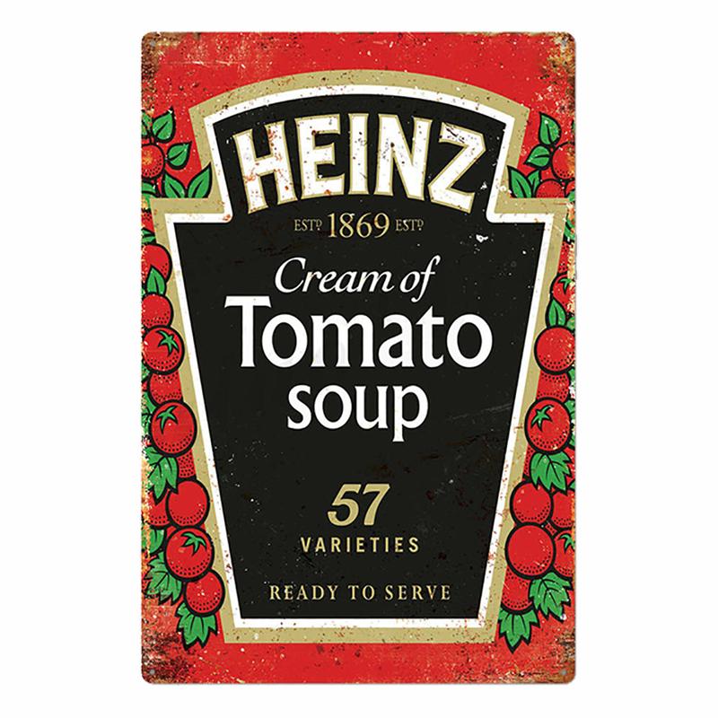 Hot Burgers Plaque Metal Tin Sign Vintage Poster Fried Chicken Retro Plate Wall Decor for Kitchen Restaurant Shop