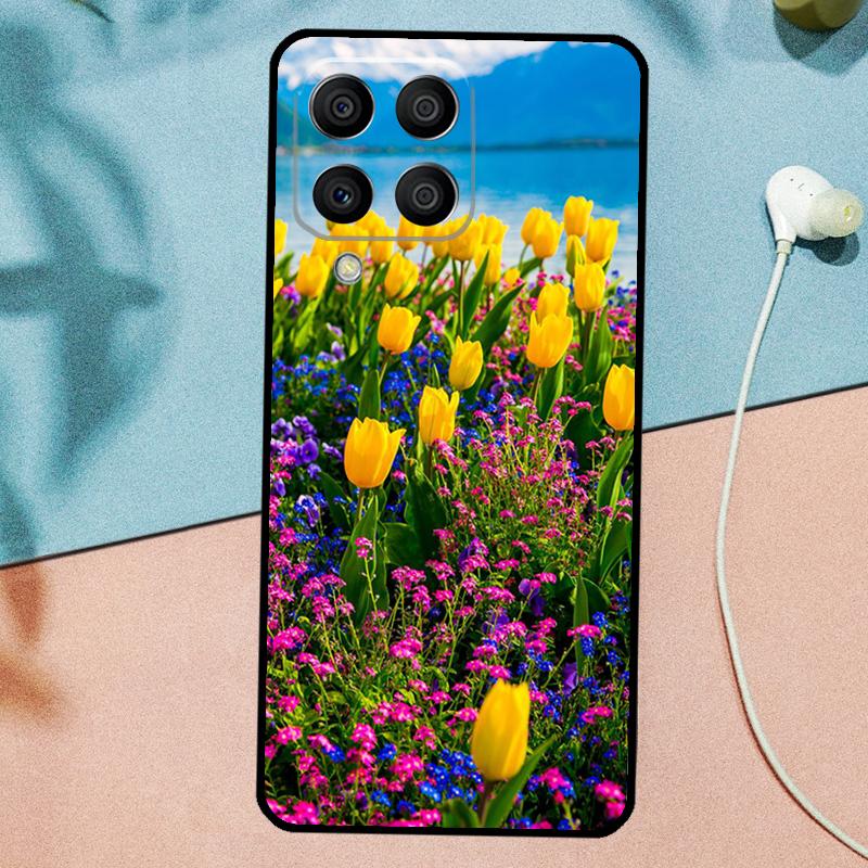 Tulip Flower For Samsung Galaxy M14 M34 M54 M20 M06 M16 M12 M13 M15 M35 M55 M33 M53 M21 M31 M32 M52 Case
