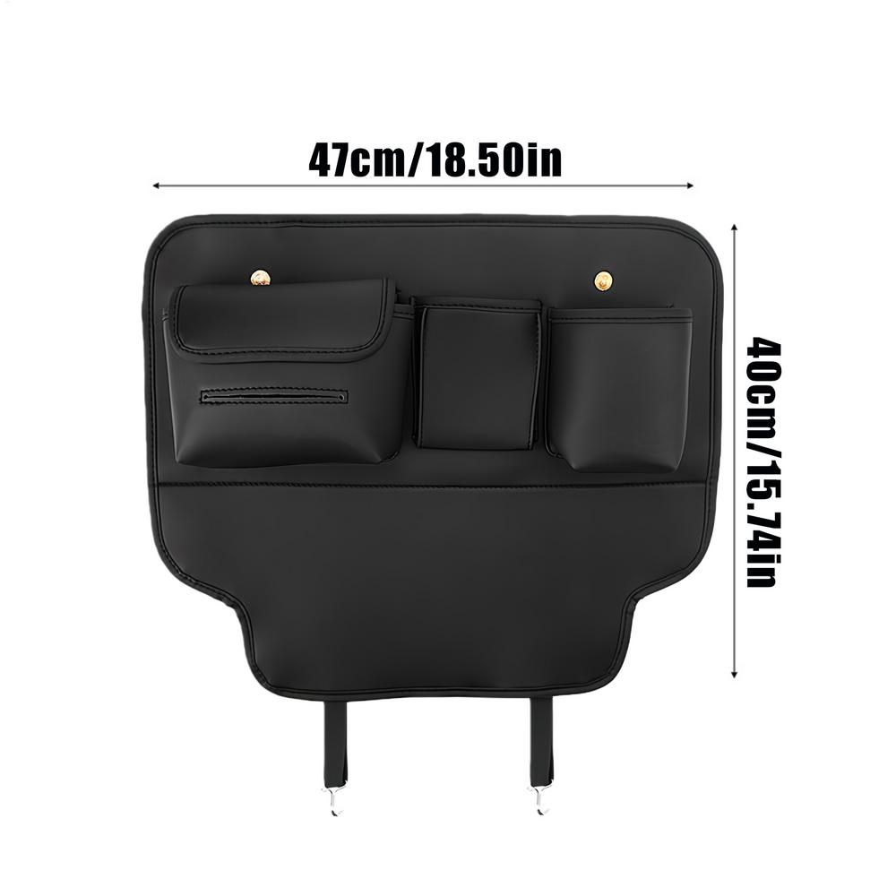

Back Seat Car Organizer Organization Pouch Back Of Seat Organizer Kick Mat For Drinks Toys Water Bottle Umbrella Commuting