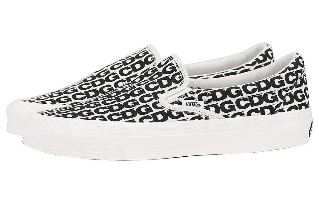 Slip-On Comme des Garçons x Slip-On Og Classic Vans 'CDG Print - Blanc De Blanc' VN0A32QNUY6