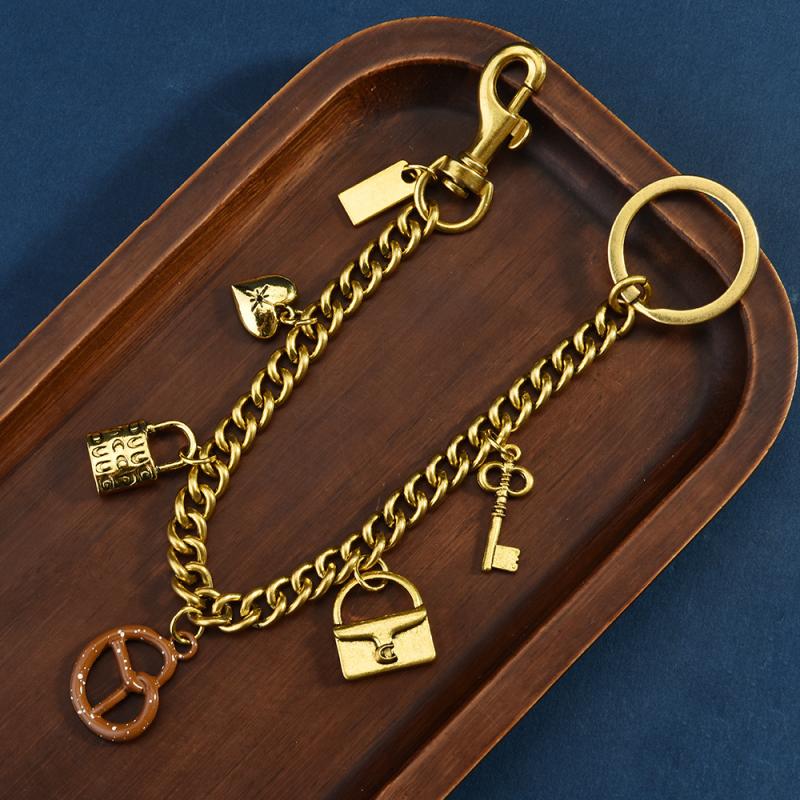 Všestranná klíčenka ve tvaru srdce z sušenek, přívěsek na tašku, přívěsek pro ženy, trendy řetízek na zavěšení na messenger tašku, doplňky pro dekoraci tašky, dárky