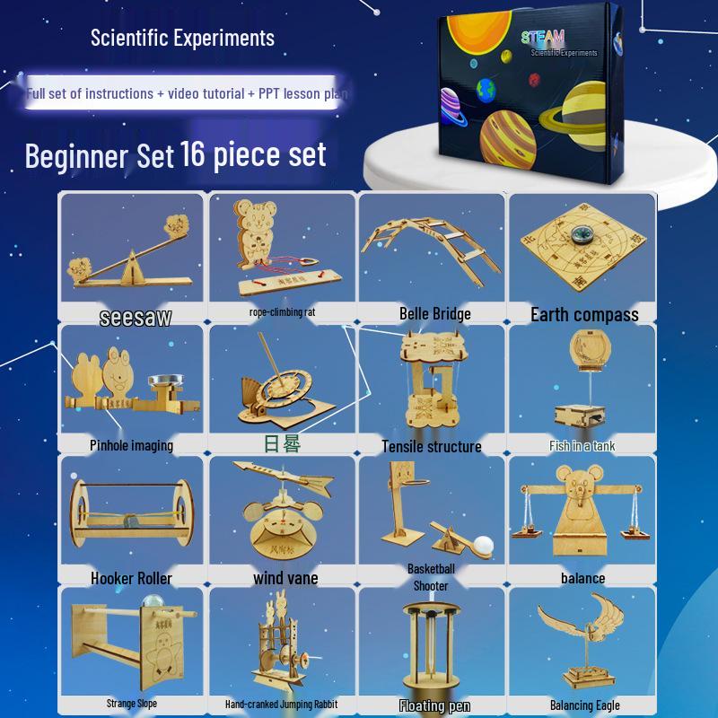 

Creative Wooden Science Experiment Kit for Kids – DIY Educational Gift Set