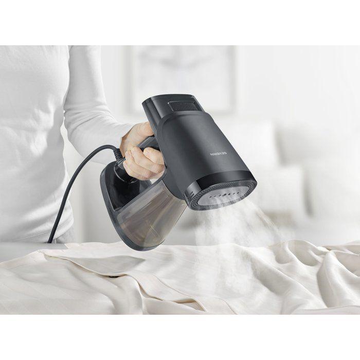 Défroisseur vapeur à aspiration - SEVERIN - Semelle céramique - débit vapeur 22 g/min - défroisseur à main - 1550W - Noir - 3209
