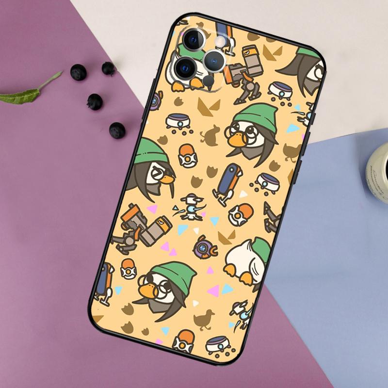 

Valorant Game Character Art Phone Case For iPhone 17 16 15 14 11 12 13 Pro Max Plus 12 13 mini 16e 17 Air Bumper Cover iPhone 14Pro MAX