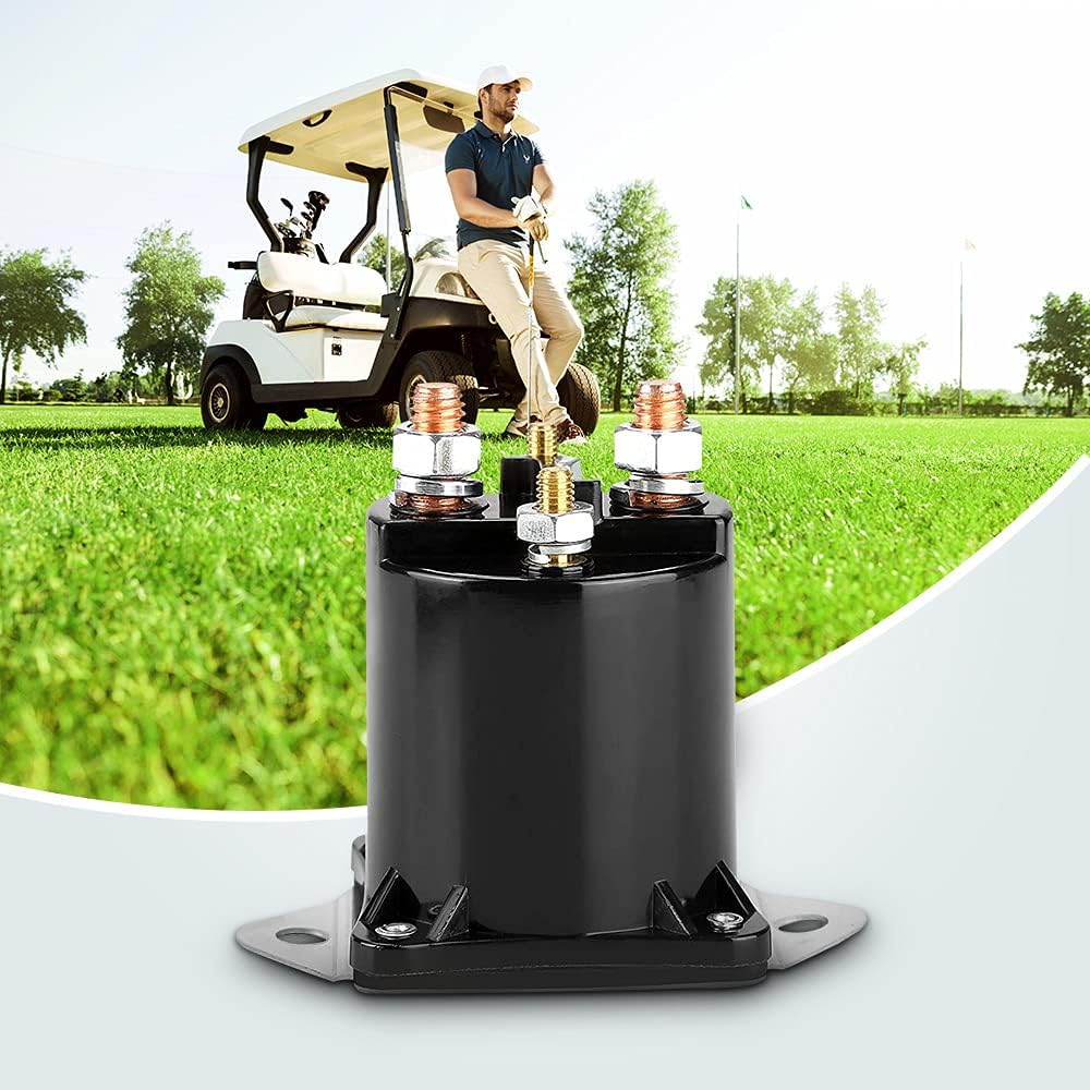 maXpeedingrods 12V Golf Cart Solenoid for Club Car 1984-Up DS/04+ Precedent Starter Solenoid 1013609/435-154
