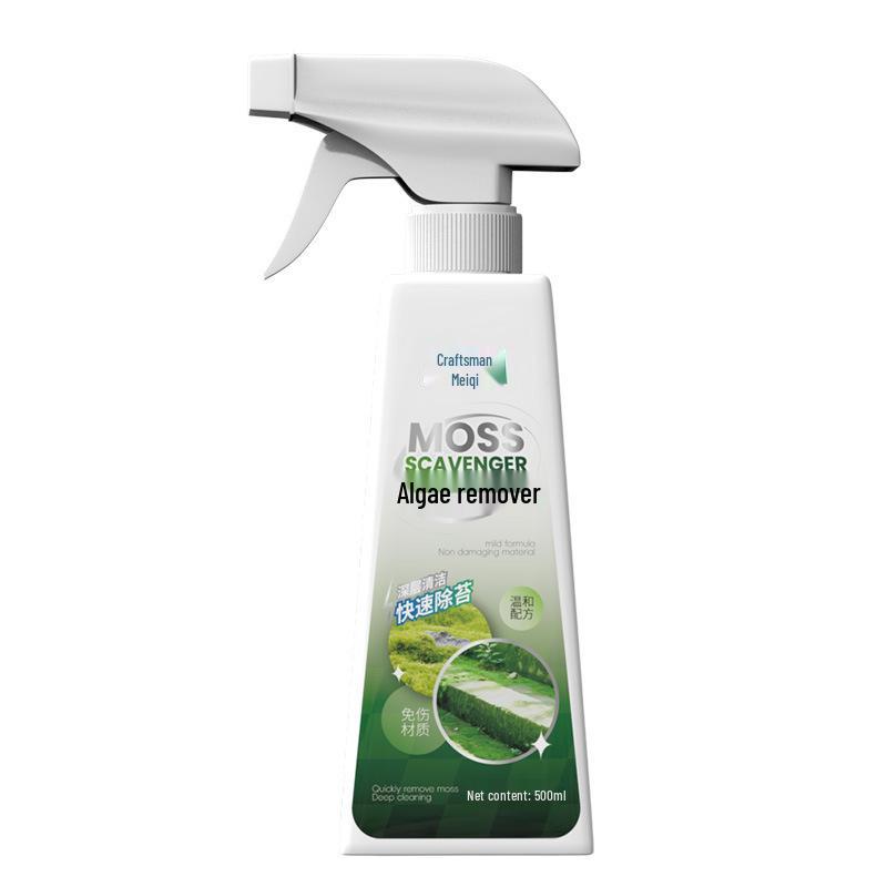 Jiangmei Qibao Moss and Algae Remover for Roofs and Floors - Gentle on Surfaces