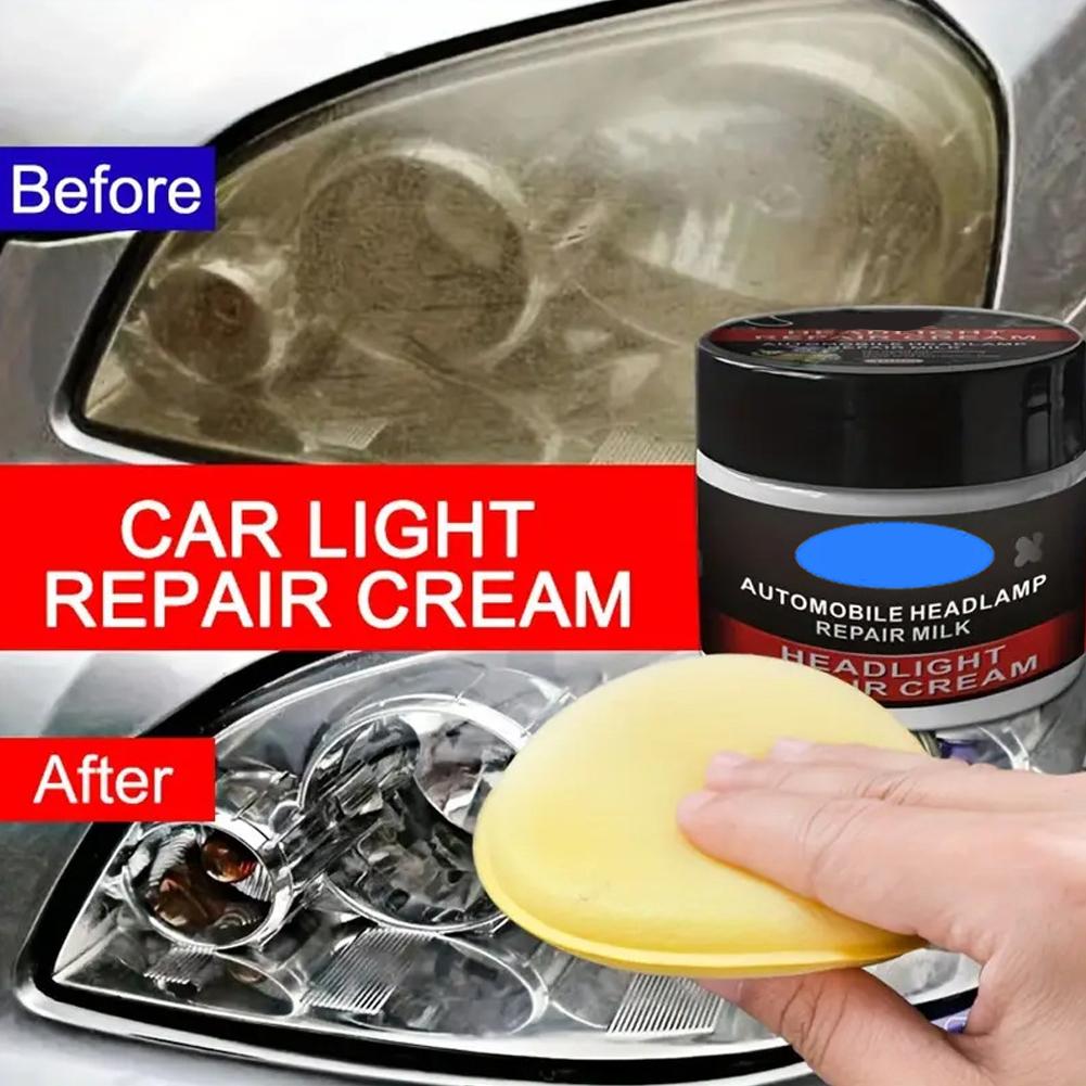 50g Lotion na renovaci světlometů auta Sada na obnovu světlometů Leštidlo na světlomety Čisticí sada na opravu světel auta Renovace auta