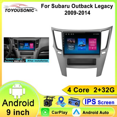 Pentru Subaru Outback Impreza Legacy 2009-2014 Radio Auto Carplay Navigație GPS Android Auto Fără 2din DVD Bluetooth Wifi
