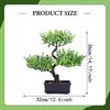 Artificial Bonsai Ornament, Realistic Faux Potted Plant, Plant for Office, Tabletop, Home