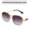 Modern Polygon Sunglasses For Women Uv400 Sun Protection Outdoor Fashion Accessory