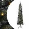 Artificial Christmas Tree with 300 LEDs and Stand Green 180 Cm
