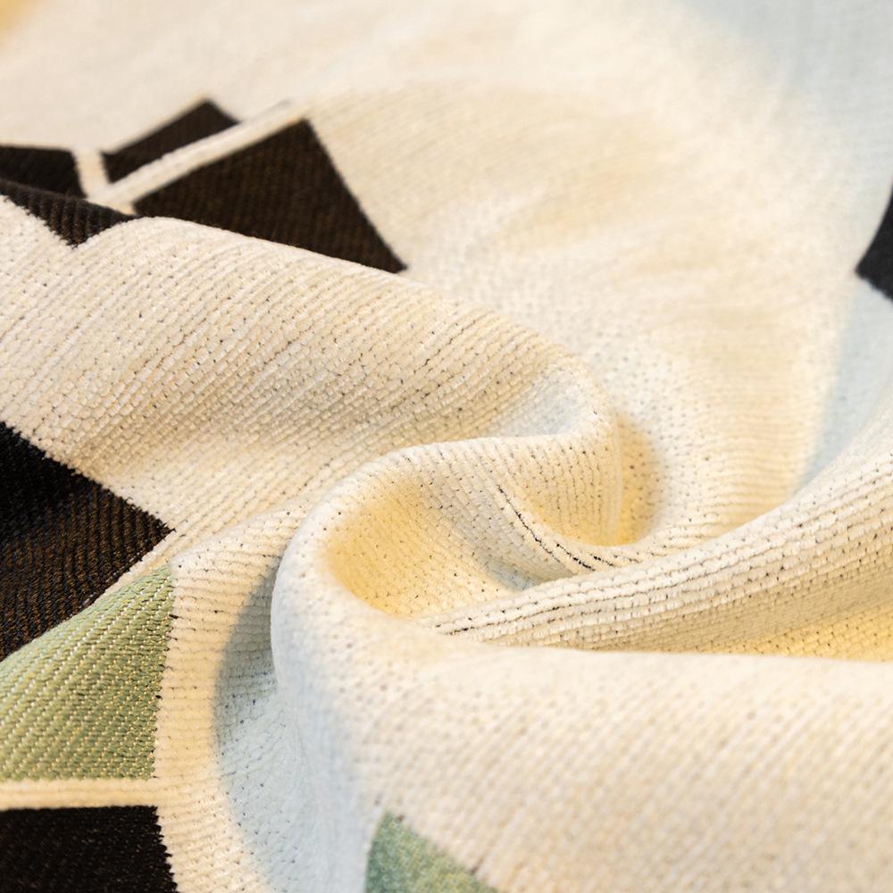 Современный простой стиль двухсторонний шенилловый тетрис диван полотенце тканевый чехол — фото 5