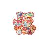 Seasonal Static Cling Decals for New Year Featuring Cultural Celebration Themes for Use on and Glass Partitions