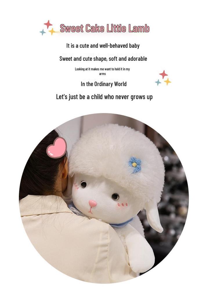 Cute Little Lamb Plush Toy - Comfort Doll for Kids & Birthday Gift for Girls