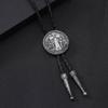 New Trendy Bolo Tie Dance Retros Necktie Western Necktie Adjustable Necktie for Any Wardrobe