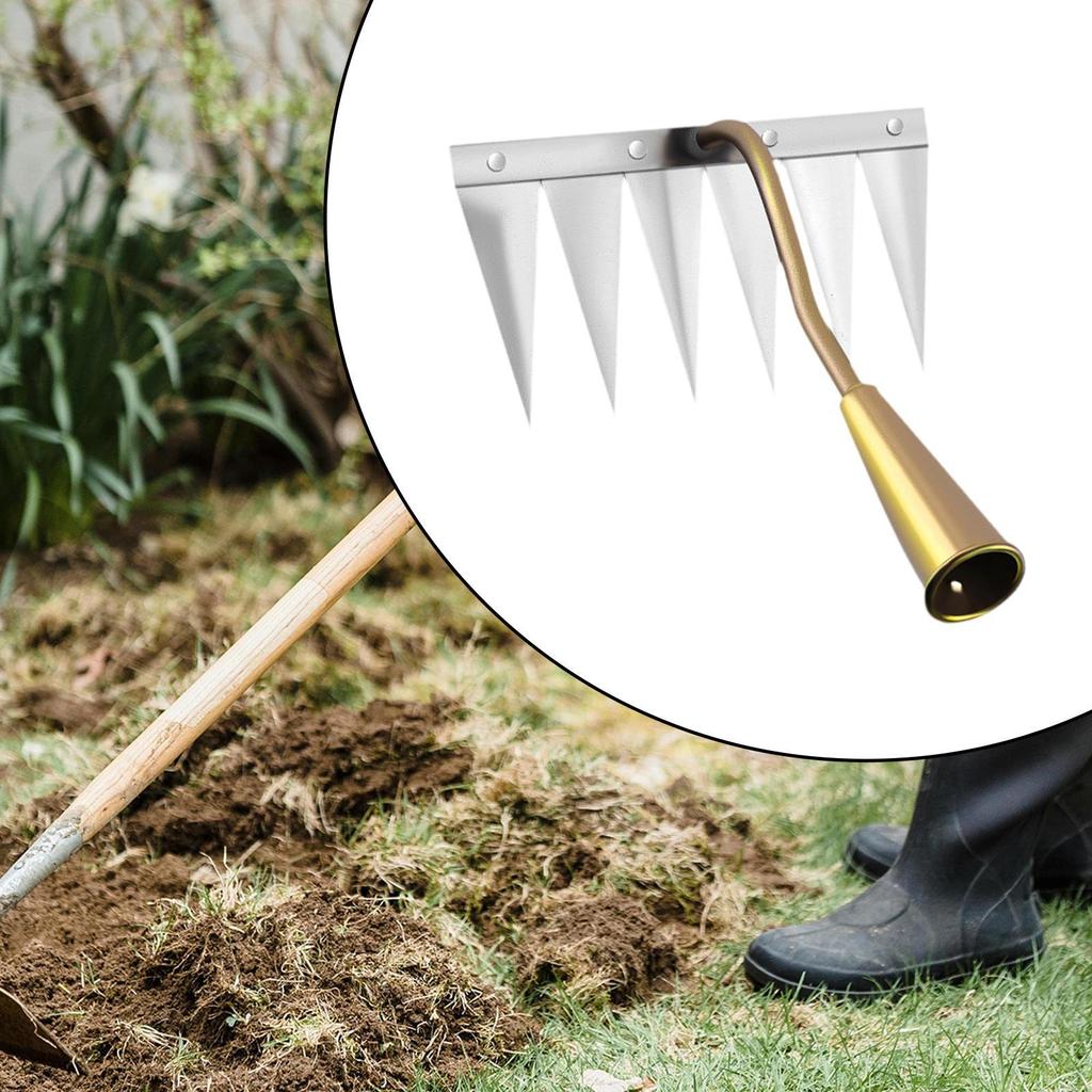 Detachable Gardening Hand Weeder Tool Manual Claw Loosening Soil Heavy Duty Weeding Rake Weed