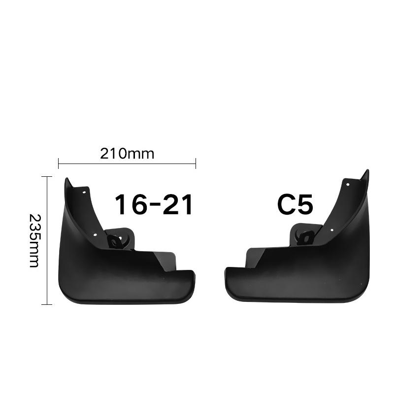 4 PCS Front Rear Car Mudflaps for Citroen Tianyi C5 Aircross 2016- 2018 Fender Mud Guard Flaps Splash Flap