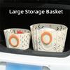 Large Capacity Collapsible Laundry Baskets with Handles Plastic Closet Organizer  Sundries