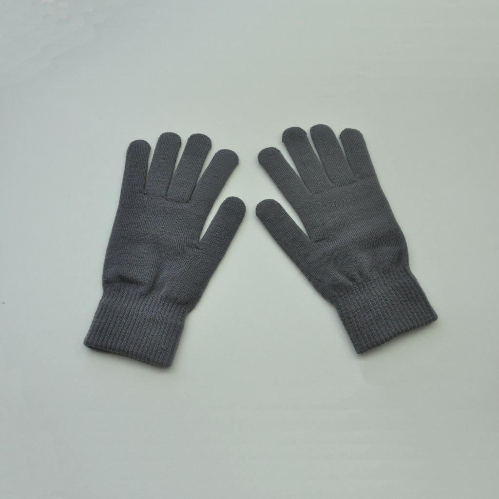 Size XL New Winter Thickened Warm Gloves For Men Women Students Solid Knitted Plush Mittens Outdoor Sports Cycling Skiing Gloves