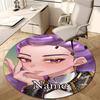 Personalized K-KPop Demon Hunters Round Chair Office Rug - Perfect for Mat, Office Chair & More - Ideal Gift for Birthdays and Holidays