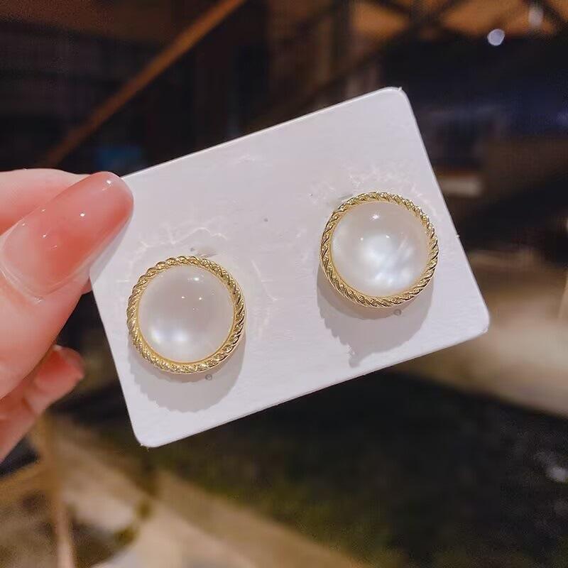 925 Silver Needle Geometric Pearl Earrings For Women Fashion Earrings Flowing Tassel Earrings Elegant Jewelry