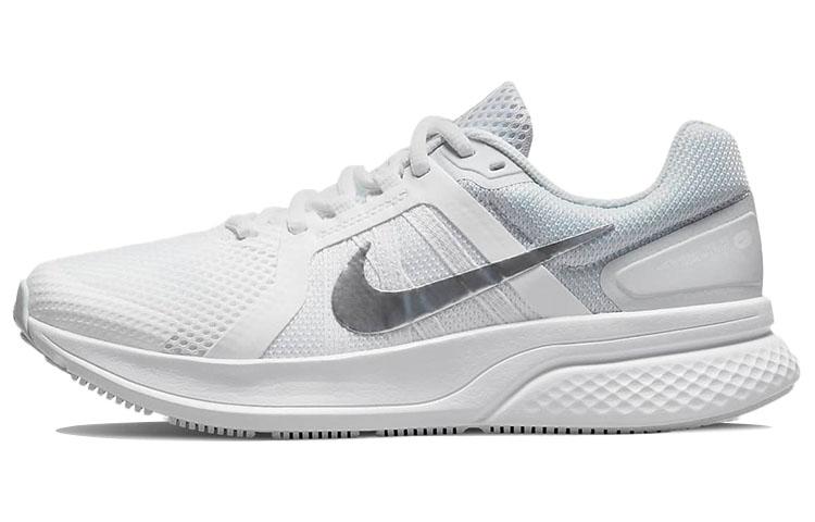 Nike Run Swift 2  White Metallic Silver  Women s CU3528-105 35.5