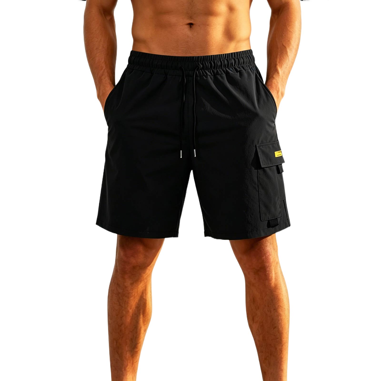 Men s Beach Pants, Five-pocket Pants, Work Pants M чёрный