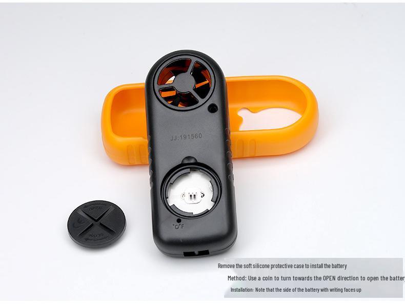 GM816 Mini Anemometer: Digital Wind Speed, Temperature, and Force Level Meter