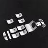 LIJ5   2025 Hot Racing Grills Aluminum Alloy Car Window Glass Lift Button Trim Sticker Fit For Mercedes Benz A B GLB CLA GLA Class W177