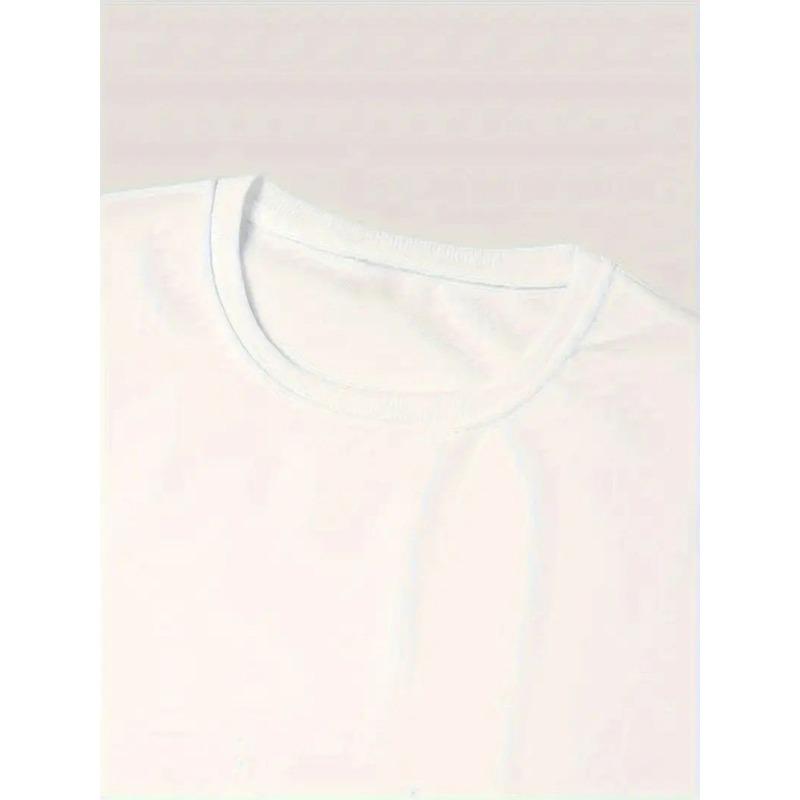 Men'S Casual Round-Neck Sweatshirt with Ice Cream Pattern