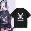 Blue Archive Manga Graphic Women's T-shirt Onikata Kayoko Short Sleeve Anime T-shirt Top Summer Couple Outfit Women's Clothing