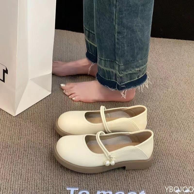 2024 Women's Square Toe Low Heel Elegant Spring  Summer Single Shoes Gentle Style Casual Shoes Comfortable Simple