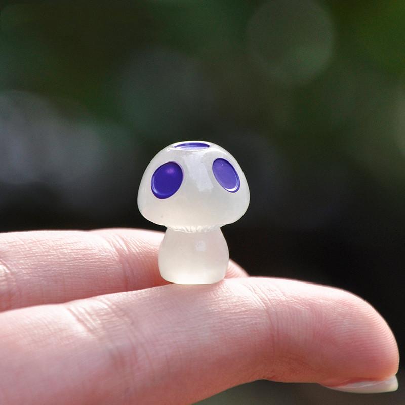 

5 шт. Мини Светящиеся Грибы Домашний Декор Мох Ландшафтные Украшения Светящиеся Горшечные Украшения Миниатюрное Садоводство Фея Сад 5Pcs фиолетовый