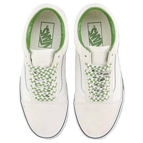 Vans Old Skool 'Checkerboard Lace Marshmallow Green' - VN000D6WBOM