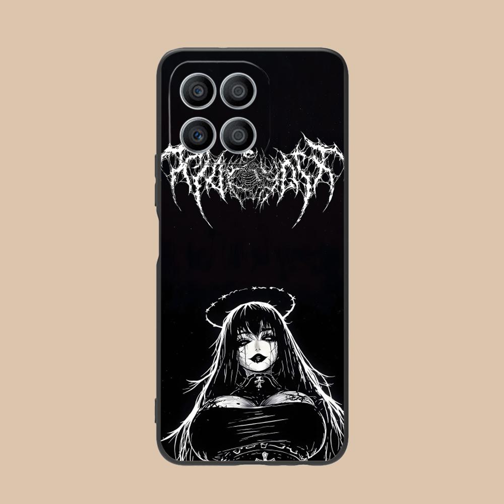 Terror Gothic Art Mobile Phone Case for Honor 90 80 70 60 50 30 20 10 9 8 7 Pro S SE Lite 5G Colorful Printing Cover Cover